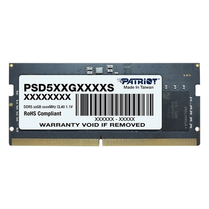 Patriot PSD516G480081S — Модуль памяти 16GB 4800MHz DDR5 non-ECC SO-DIMM Unbuffered, Signature Line
