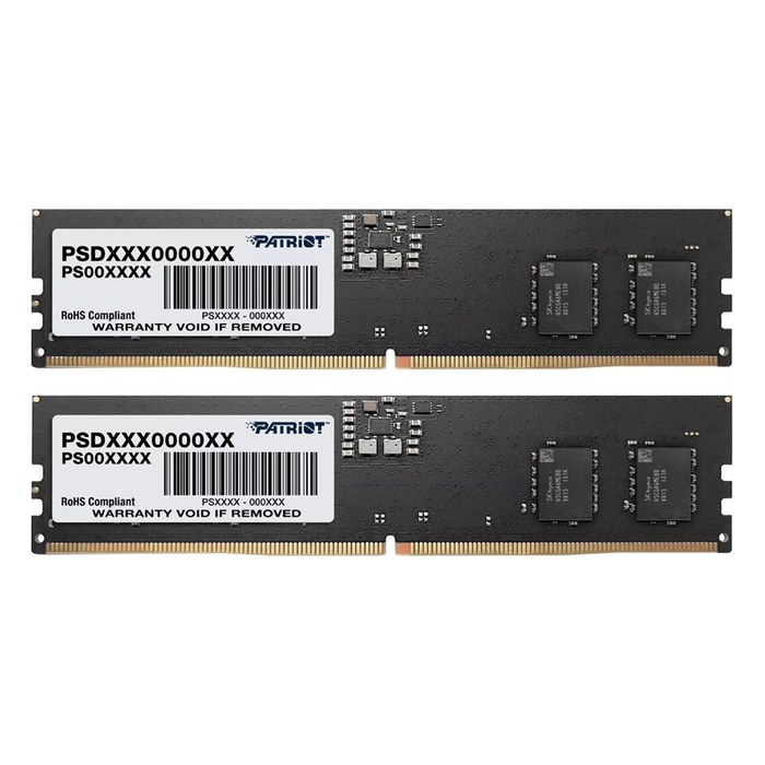 Комплект памяти 2x16GB 4800MHz DDR5 non-ECC DIMM Unbuffered, Patriot Signature Series (PSD532G4800K)