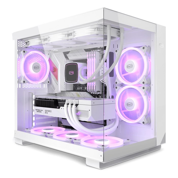 Корпус PCCooler C3 T500 ARGB, Midi Tower, ATX/mATX/Mini-ITX, без БП, стекло, белый (C3T500 ARGB WH)