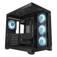 Корпус PCCooler C3 T700 ARGB, Midi Tower, ATX/mATX/Mini-ITX, без БП, стекло, чёрный (C3T700 ARGB BK) — фото 2
