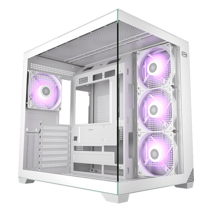 Корпус PCCooler C3 T700 ARGB, Midi Tower, ATX/mATX/Mini-ITX, без БП, стекло, белый (C3T700 ARGB WH)