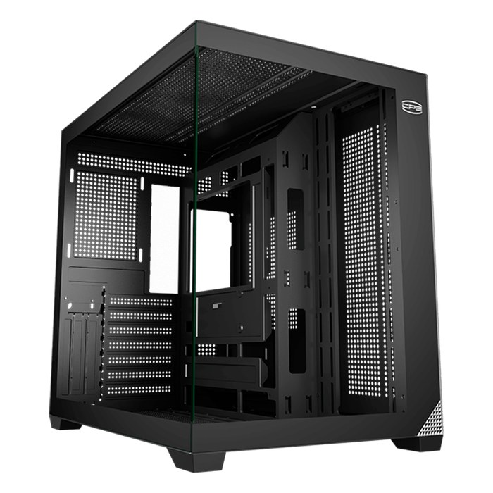 Корпус PCCooler C3 T700, без вентиляторов, Midi Tower, ATX/mATX/Mini-ITX, без БП, стекло, чёрный (C3T700 BK)