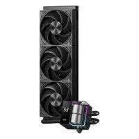 Система жидкостного охлаждения PCCooler DS360 Pro Digital Black, радиатор 360 мм, до 310W, LGA1851/1700/1200/115x, AM5/AM4 — фото 1
