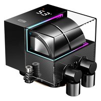 Система жидкостного охлаждения PCCooler DS360 Pro Digital Black, радиатор 360 мм, до 310W, LGA1851/1700/1200/115x, AM5/AM4 — фото 3