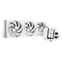 Система жидкостного охлаждения PCCooler DS360 Pro Digital White, радиатор 360 мм, до 310W, LGA1851/1700/1200/115x, AM5/AM4 — фото 2