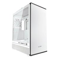 Корпус PCCooler Master IE200, Midi Tower, ATX/mATX/Mini-ITX, без БП, стекло, белый — фото 1