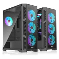 Корпус Raijintek ARCADIA III - MS4, Midi Tower, ATX/mATX/Mini-ITX, без БП, стекло, чёрный (0R20B00247) — фото 1