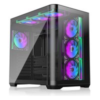 Корпус Raijintek ATREUS BT4, Midi Tower, E-ATX/ATX/mATX/Mini-ITX, без БП, стекло, чёрный (0R20B00255) — фото 1