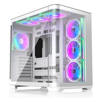 Корпус Raijintek ATREUS BT7, Midi Tower, E-ATX/ATX/mATX/Mini-ITX, без БП, стекло, белый (0R20B00256) — фото 1