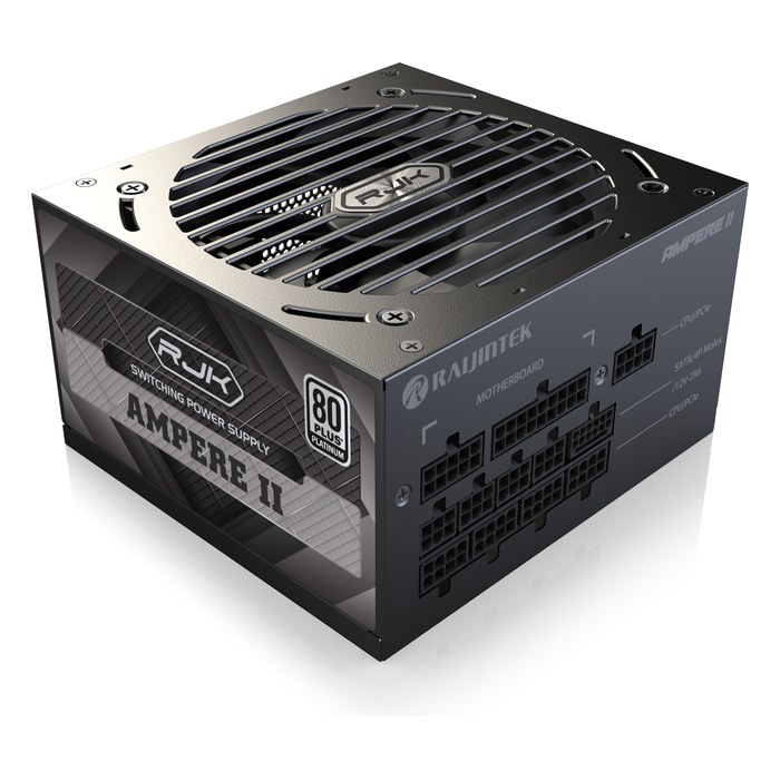 Блок питания Raijintek AMPERE II 850 850W Black, ATX 3.1, 80 PLUS Platinum, модульный, 1x12V-2x6, 3xPCIe 6+2 (0R30B00043)