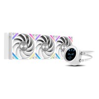 Система жидкостного охлаждения SAMA Q60 White, радиатор 360 мм, LGA1700/1200/115x/2066/2011, AM5/AM4 (Q60-WHWANNO3-G) — фото 1
