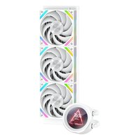 Система жидкостного охлаждения SAMA Q60 White, радиатор 360 мм, LGA1700/1200/115x/2066/2011, AM5/AM4 (Q60-WHWANNO3-G) — фото 2
