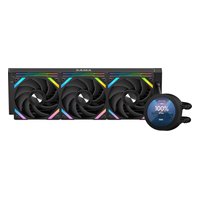 Система жидкостного охлаждения SAMA Q70 Black, радиатор 360 мм, LGA1700/1200/115x/2066/2011, AM5/AM4 (Q70-BKWAYNO3-G) — фото 3