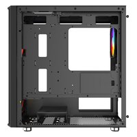Корпус SAMA S30, Mini Tower, mATX/Mini-ITX, без БП, стекло, чёрный (S30-BKMPA3X1-GL) — фото 5