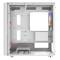 Корпус SAMA S30, Mini Tower, mATX/Mini-ITX, без БП, стекло, белый (S30-WHMPA3X1-GL) — фото 5
