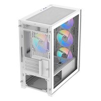 Корпус SAMA S31, Mini Tower, mATX/Mini-ITX, без БП, стекло, белый (S31-WHMMA4X1-GL) — фото 3