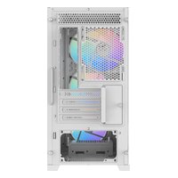 Корпус SAMA S31, Mini Tower, mATX/Mini-ITX, без БП, стекло, белый (S31-WHMMA4X1-GL) — фото 4