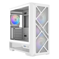 Корпус SAMA S41, Midi Tower, ATX/mATX/Mini-ITX, без БП, стекло, белый (S41-WHAMA4X1-GL) — фото 1