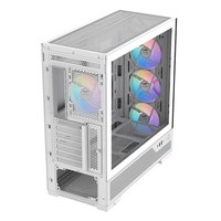 Корпус SAMA S41, Midi Tower, ATX/mATX/Mini-ITX, без БП, стекло, белый (S41-WHAMA4X1-GL) — фото 3