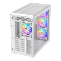 Корпус SAMA S50, Midi Tower, ATX/mATX/Mini-ITX, без БП, стекло, белый (S50-WHAGA4X1-GL) — фото 2