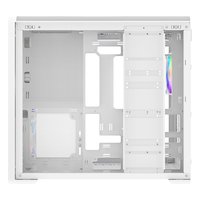Корпус SAMA S50, Midi Tower, ATX/mATX/Mini-ITX, без БП, стекло, белый (S50-WHAGA4X1-GL) — фото 3