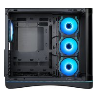 Корпус SAMA V62S, Midi Tower, ATX/mATX/Mini-ITX, без БП, стекло, чёрный (V62S-BKADA4X1-GL) — фото 4