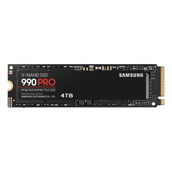 SSD 1TB Samsung 990 PRO, NVMe M.2 2280 PCIe 4.0 x4 (R7450/W6900MB/s) (600 TBW) (MZ-V9P1T0BW)