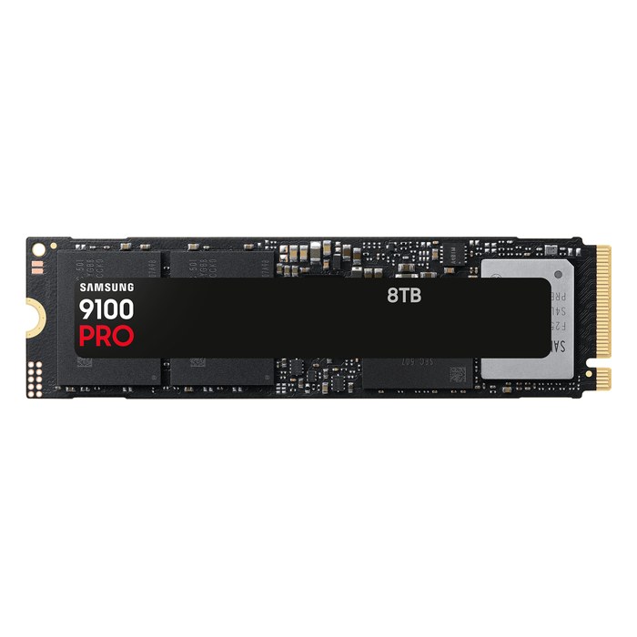 SSD 8TB Samsung 9100 PRO, NVMe M.2 2280 PCIe 5.0 x4 (R14800/W13400MB/s) (4800 TBW) (MZ-VAP8T0BW)