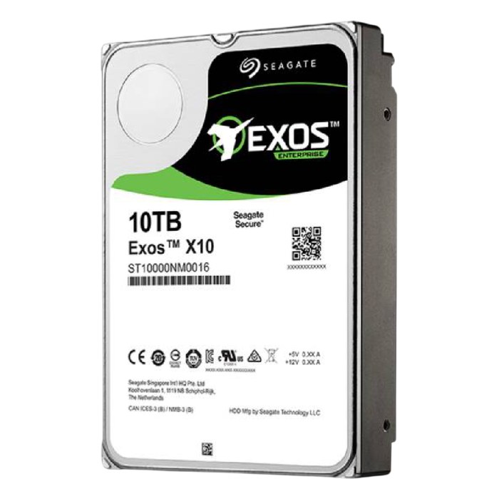 HDD 10TB SAS 3.0 (12 Гбит/с) 7200 об/мин 3,5" 256MB buffer, Seagate Exos X10 (ST10000NM0206)