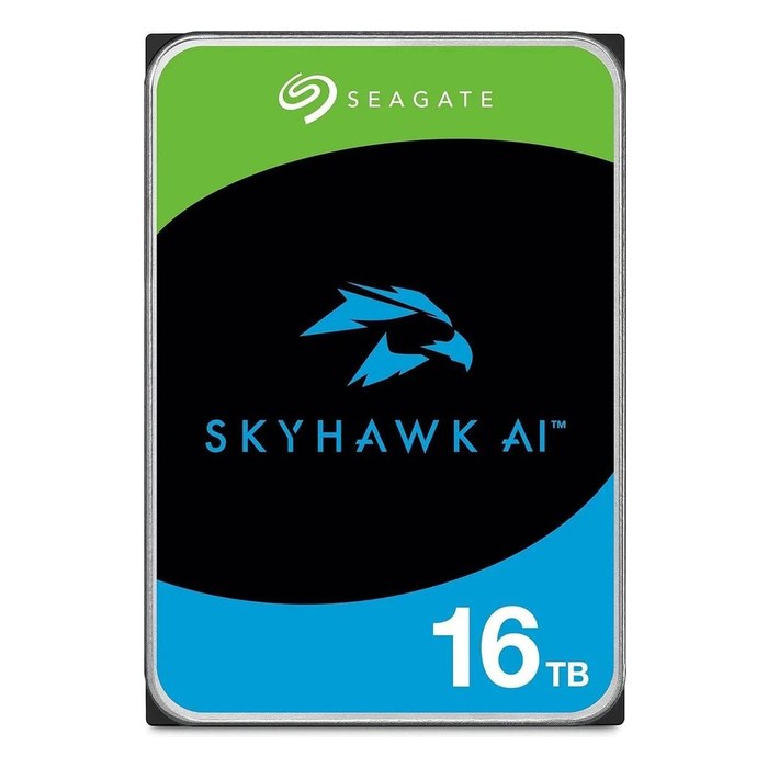 HDD 16TB SATA III (6 Гбит/с) 7200 об/мин 3,5" 512MB buffer, Seagate SkyHawk AI (ST16000VE004)