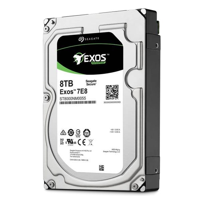 Seagate ST8000NM0075-REF — HDD 8TB SAS 3.0 (12 Гбит/с) 7200 об/мин 3,5" 256MB buffer, Exos 7E8 Recertified