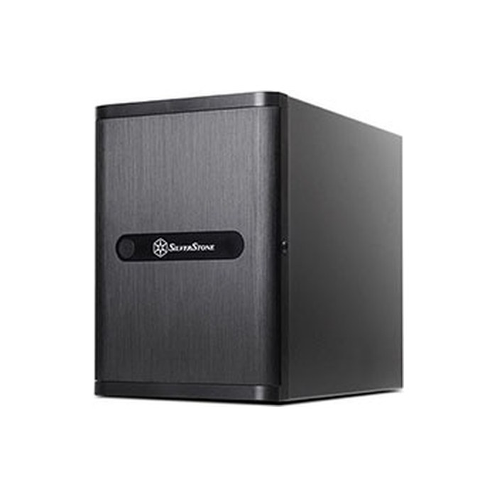 Корпус SilverStone DS380, Mini-ITX, Mini-ITX, без БП, чёрный (G49DS380B000020)