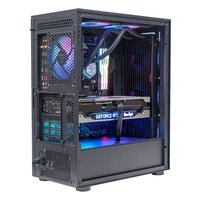 Корпус SilverStone FARA 512Z, Midi Tower, ATX/mATX/Mini-ITX, без БП, стекло, чёрный (G41FA512ZBG0020) — фото 2