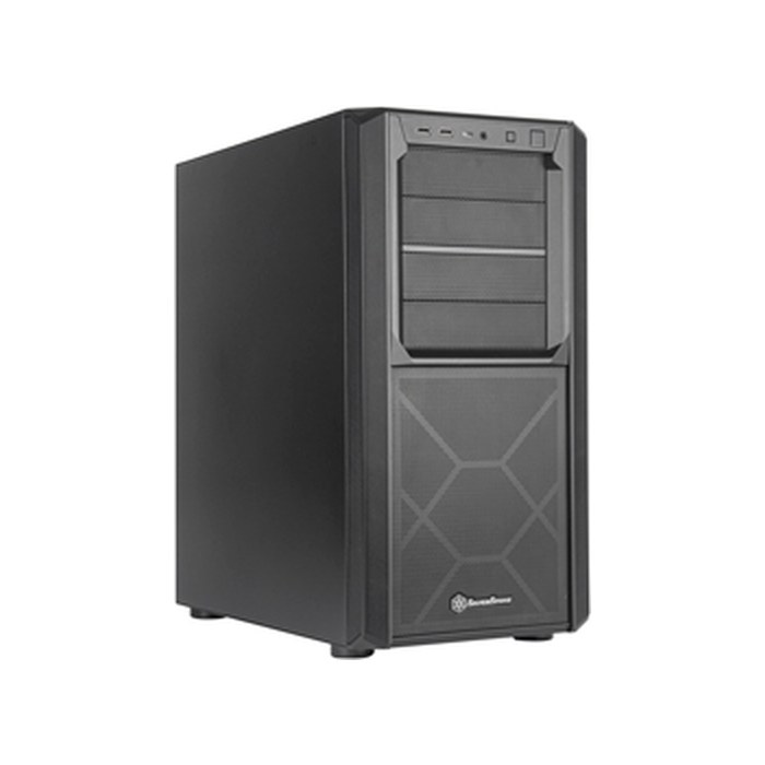 Корпус SilverStone SETA D1, Midi Tower, SSI-EEB/E-ATX/SSI-CEB/ATX/mATX/Mini-ITX, без БП, чёрный (G41SED1B0000020)