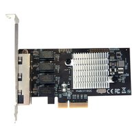 Сетевая карта Stlab N-1060 (NE-Z10-2410-00-00012), 4× RJ45 1 GbE, Broadcom BCM5719, PCIe 2.1 x4, LP (FH-планка в комплекте) (NE-Z10-2410-00-00012) — фото 2