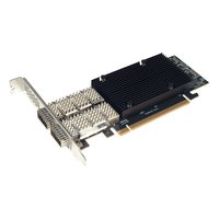 Сетевая карта Stlab N-1200 (NE-Z16-1220-00-00012), 2× QSFP56 100 GbE, Broadcom BCM57508, PCIe 4.0 x16, LP (FH-планка в комплекте) (NE-Z16-1220-00-00012) — фото 1