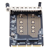 Плата расширения M.2 Sunrich A-650, 2 внутр. (2× M.2 M-key), 2× M.2 2230/2242/2260/2280 NVMe (PCIe 4.0 x4 на каждый), NVMe, PCIe 4.0 x16 — фото 3