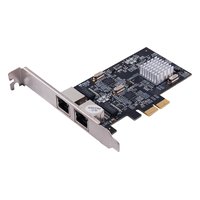 Сетевая карта Sunrich N-700, 2× RJ45 2.5 GbE, 2× Intel I225-V, PCIe 2.0 x2, LP (FH-планка в комплекте) — фото 1