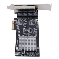 Сетевая карта Sunrich N-810, 4× RJ45 2.5 GbE, Intel I225-V, PCIe 2.0 x4, LP (FH-планка в комплекте) — фото 3