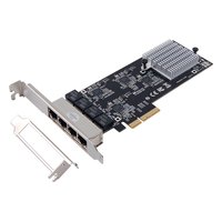 Сетевая карта Sunrich N-810, 4× RJ45 2.5 GbE, Intel I225-V, PCIe 2.0 x4, LP (FH-планка в комплекте) — фото 4