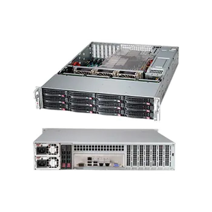 Сервер Compserver 2U123N4HR-SM в корпусе Supermicro CSE-826BE1C4-R1K23LPB