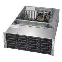 Корпус Supermicro CSE-846BE1C-R1K23B, Rack 4U, E-ATX/ATX, 24× hot-swap 3,5", бэкплейн 2× SFF-8643, 7 слотов FH, глубина 660 мм, БП 2×1200 Вт резерв — фото 2