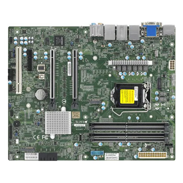 Материнская плата Supermicro X12SCA-F, ATX, 1xLGA1200, Intel W480, 4xDDR4-2933MHz (до 128GB), 2xM.2, 4xSATA3, 2xPCIe 3.0 x16, DP/HDMI/DVI-D/VGA, 1x2.5GbE+1x1GbE, IPMI (MBD-X12SCA-F-B)