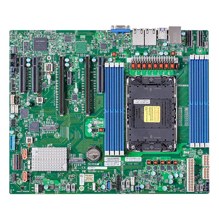 Материнская плата Supermicro X13SEI-F, E-ATX, 1xLGA4677, Intel C741, 8xDDR5-5600MHz (до 2048GB), 2xM.2, 10xSATA3, 2xPCIe 5.0 x16, VGA, 2x1GbE, IPMI (MBD-X13SEI-F-B)