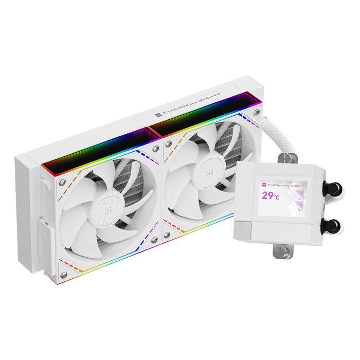 Система жидкостного охлаждения Thermalright Core Matrix 240 Vision ARGB WHITE, радиатор 240 мм, LGA1851/1700/1200/115x, AM5/AM4 (C-MATRIX-VISION-WH-240-ARGB)