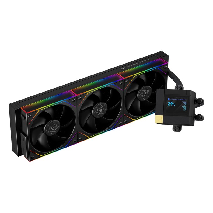 Система жидкостного охлаждения Thermalright Core Matrix 360 Vision ARGB BLACK, радиатор 360 мм, LGA1851/1700/1200/115x, AM5/AM4 (C-MATRIX-VISION-BL-360-ARGB)