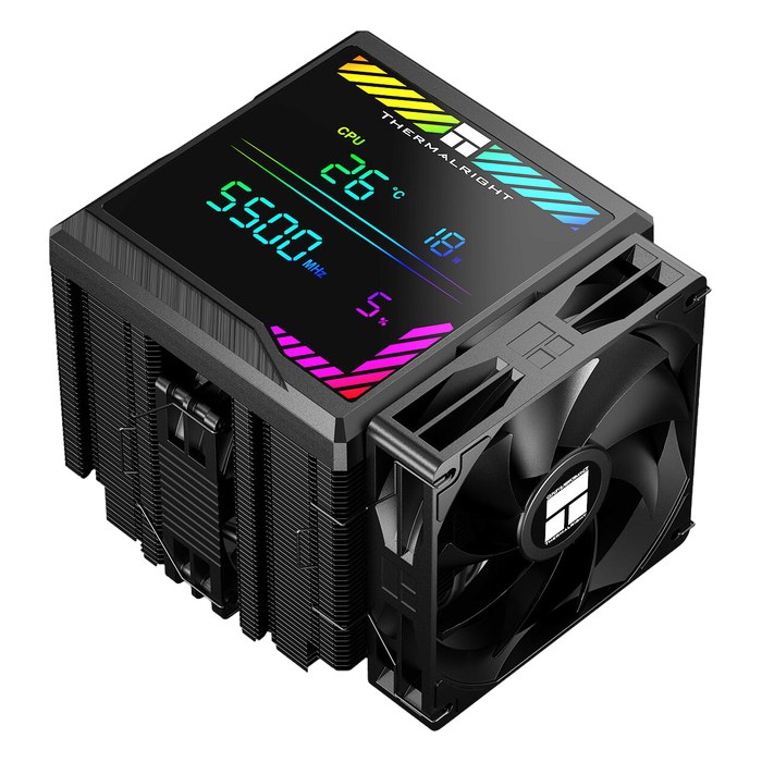 Кулер для процессора Thermalright Peerless Assassin 140 Digital BLACK, LGA1851/1700/1200/115x/2066/2011, AM5/AM4 (PA140-DG-BL)
