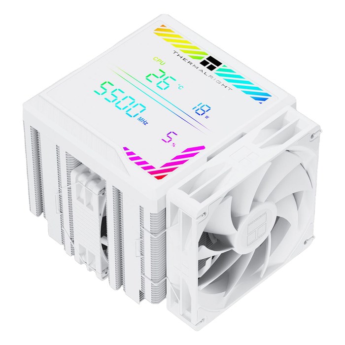 Кулер для процессора Thermalright Peerless Assassin 140 Digital WHITE, LGA1851/1700/1200/115x/2066/2011, AM5/AM4 (PA140-DG-WH)