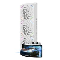 Система жидкостного охлаждения Thermalright Rainbow Vision 360 Turbo ARGB WHITE, радиатор 360 мм, LGA1851/1700/1200/115x/2066/2011, AM5/AM4 (R-VISION-TURBO-WH-360-ARGB) — фото 1
