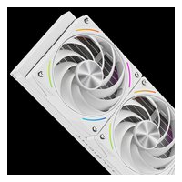 Система жидкостного охлаждения Thermalright Rainbow Vision 360 Turbo ARGB WHITE, радиатор 360 мм, LGA1851/1700/1200/115x/2066/2011, AM5/AM4 (R-VISION-TURBO-WH-360-ARGB) — фото 2
